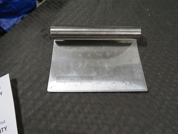One Stainless Steel Dough Scraper. - Image 1 of 1