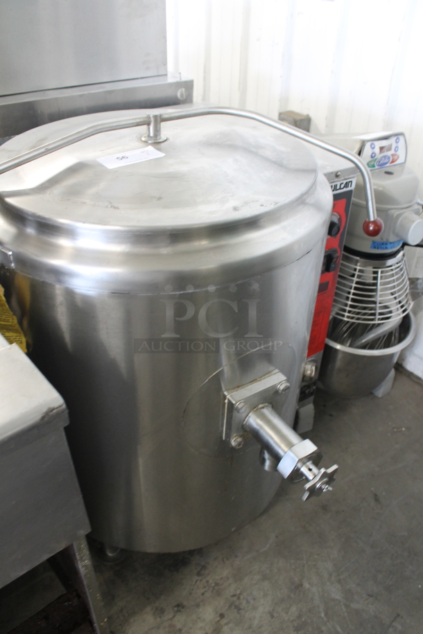 Vulcan Wolf K20GL Stainless Steel Commercial Floor Style Natural Gas Powered 20 Gallon Steam Kettle. 100,000 BTU. - Image 2 of 6
