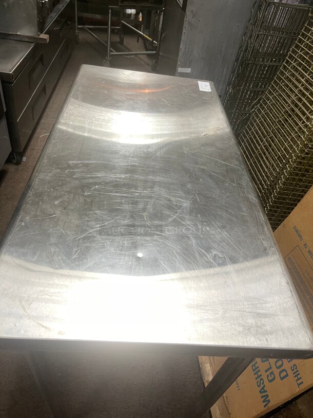 Commercial 48 Inch Stainless Steel Work Table NSF  - Image 4 of 7