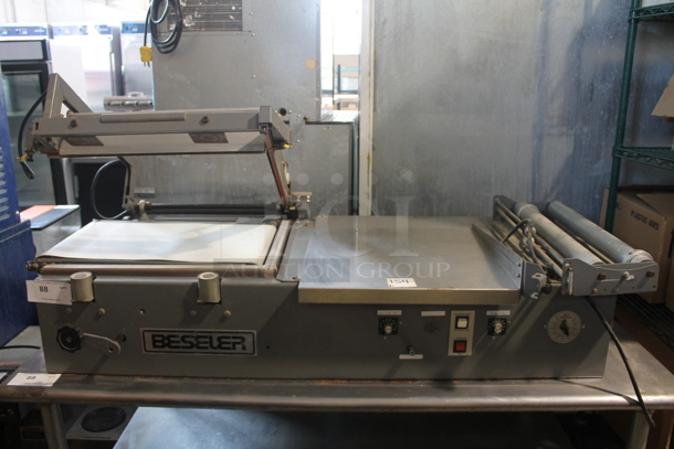 Beseler Commercial Stainless Steel Electric Countertop L Bar Sealer. 115 Volt