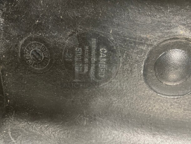 Clean! Cambro 500LCD Camtainers® 4.75 Gallon Black Insulated Beverage Dispenser NSF Missing one Hinge - Image 9 of 9