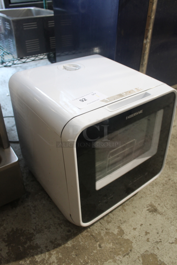 Farberware FDW05ASBWHA Commercial Electric Portable Countertop Dishwasher, White With Black Front Trim. 120V, 1 Phase. - Image 2 of 6