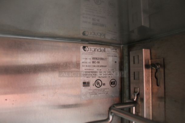 2017 Randell BC-18 Stainless Steel Commercial Blast Chiller. 115/230 Volts, 1 Phase. - Image 5 of 5