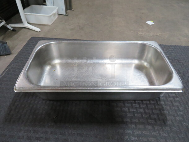 One 1/3 Size 2.5 Inch Deep Hotel Pan.  - Image 1 of 1