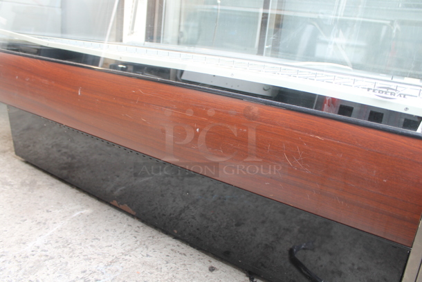Federal CGD5948 Metal Commercial Floor Style Dry Display Case Merchandiser. 120 Volts, 1 Phase - Image 4 of 7
