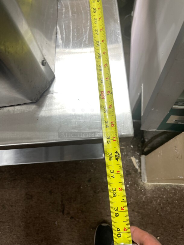 Clean! Commercial Stainless Steel Table With Stainless Steel Shelf NSF Goes Well With Item 34! - Image 6 of 7