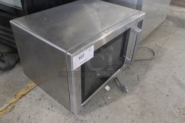 2013 Amana RCS10TS Commercial Stainless Steel Electric Microwave. 120V.  - Image 2 of 5