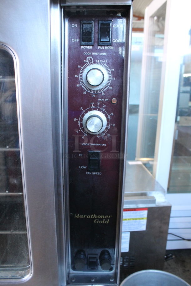 2 Southbend Marathoner Gold Stainless Steel Commercial Natural Gas Powered Full Size Convection Oven w/ View Through Doors, Metal Oven Racks and Thermostatic Controls. 2 Times Your Bid! - Image 2 of 5