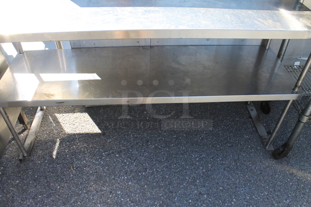 Stainless Steel Commercial 2 Tier Shelving Unit. - Image 2 of 3