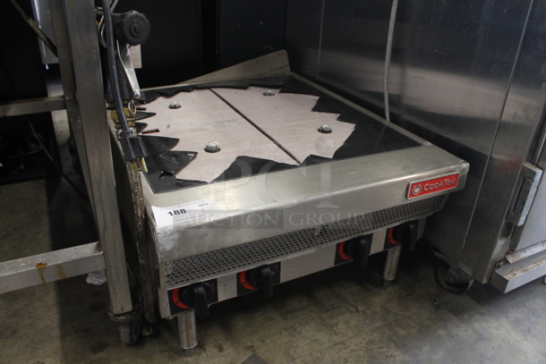 2020 CookTek MC17004-200 Stainless Steel Commercial Countertop Electric Powered 4 Burner Range. 208 Volts. See Pictures For Damaged Rangetop. - Image 2 of 7