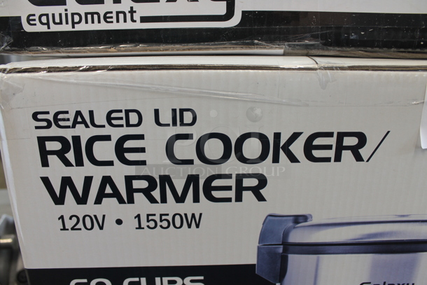 BRAND NEW IN BOX! Galaxy 177GRCS60 Stainless Steel Commercial Countertop Rice Cooker Warmer. 120 Volts, 1 Phase.  - Image 4 of 4