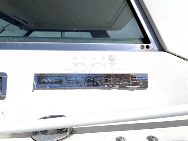 2-FOR-ONE!!! 1970 Tiara Yachts Slickcraft SS-235, Inboard/Outboard Day Cruiser, Hard Top With 2 Outboard Mercruiser Engines & 2004 Boat Trailer. 22-1/2 feet long and 96 Inches Wide. Approximate Weight: 3250lbs With an Empty Fuel Tank - Image 2 of 9