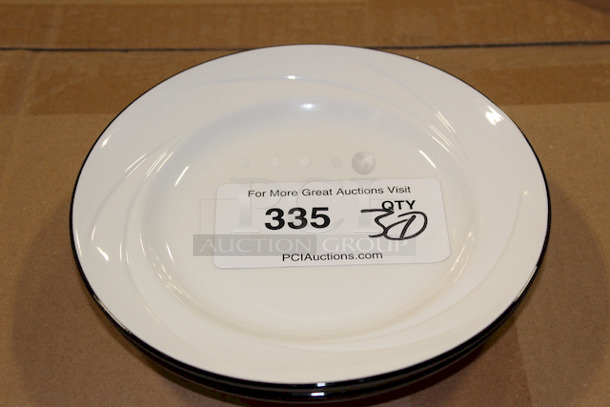 BEAUTIFUL! Steelite International Salad Plates, White, 8". 30x Your Bid - Image 1 of 4
