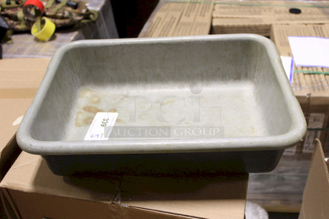 SET OF 10! UniRoyal Royalite 20" x 15" x 7" Polypropylene Bus Tub, Bus Boxes. 5x Your Bid.