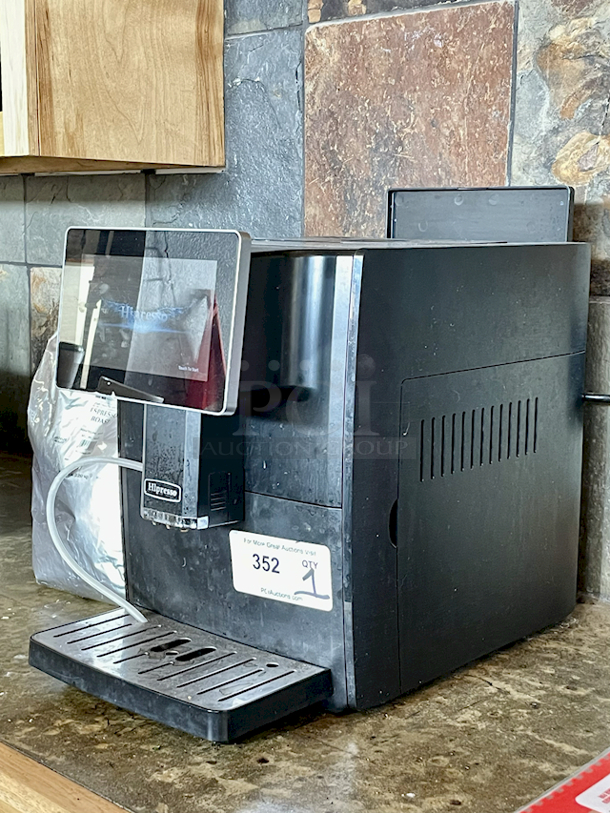 Hi-Presso Super-Automatic Programable Espresso Coffee Machine with Large 7 Inches HD TFT Display for Brewing 11 Different Varieties, Includes: Frother & Grinder. 115v - Image 3 of 4