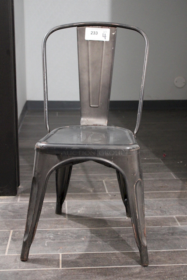 FDW Restaurant Dining Chairs, Indoor/Outdoor, Metal, 18 Inch Seat Height. 4x Your Bid - Image 5 of 6
