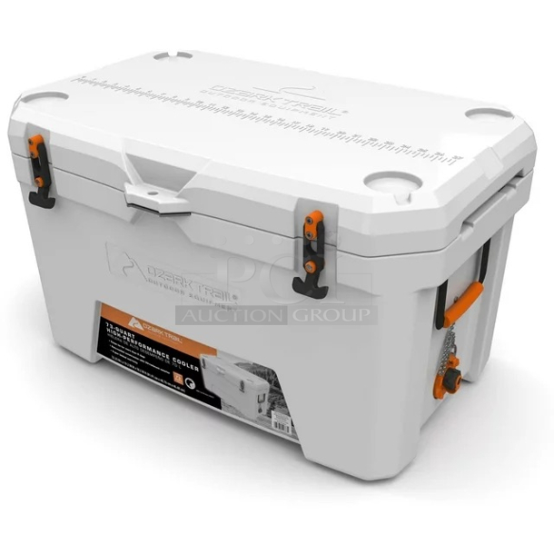 Ozark Trail 73 Quart High Performance Hard Sided Cooler with Microban®. Keeps Ice Up To 9 DAYS - Image 2 of 3