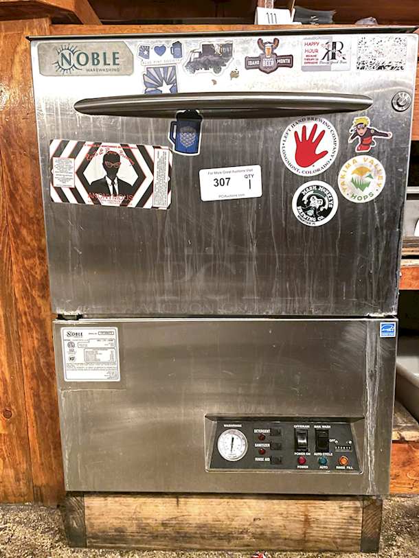 Noble Warewashing UL30 Low Temperature Undercounter Dishwasher - 115V.
Width: 24 3/16" Depth: 25" Height: 33 5/16" - Image 1 of 3