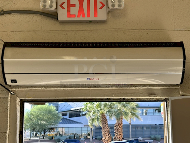 Awoco Smart Chef Air Curtain FM-3510-L/Y 42” Elegant 2 Speeds 1000 CFM Indoor Air Curtain, UL Certified, 120V Unheated with an Easy-Install Magnetic Door Switch. CERTIFIED WORKING!  42 x 8.5 x 9.25  - Image 1 of 2