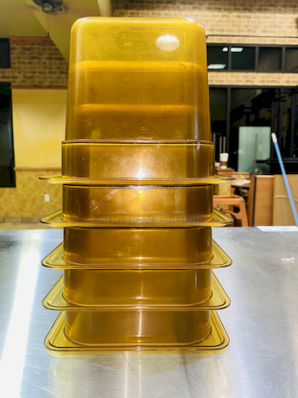 SWEET! Cambro High Heat Amber 1/3 Pans x 6".

5x Your Bid

 - Image 6 of 6