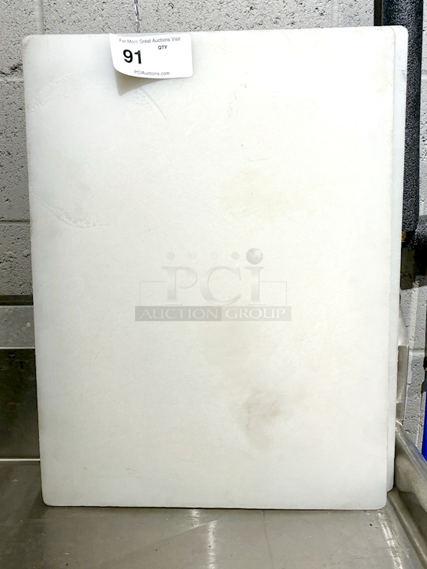 SWEET! (2) Large Cutting Boards, White. 2x Your Bid - Image 1 of 1