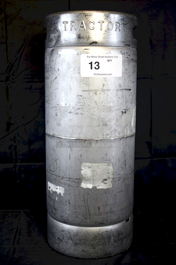 1/6 Barrel Keg – 5.16 Gallons - Still Has Contents In It. 