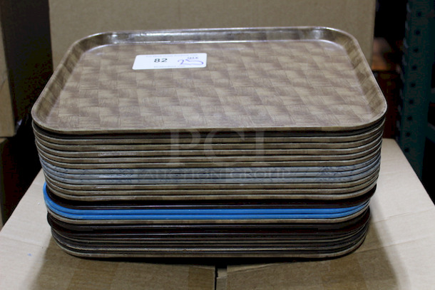 SWEET! Cambro Fiberglass Camtray® Cafeteria Tray - 18"L x 14"W 25x Your Bid - Image 1 of 3