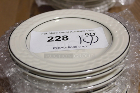 AMAZING! New Sterling China 21 Bread And Butter Dishes, 6-1/4". 10x Your bid