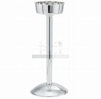 One NEW Vollrath Stainless Steel Wine Bucket Stand. #47611. Assembly Required.