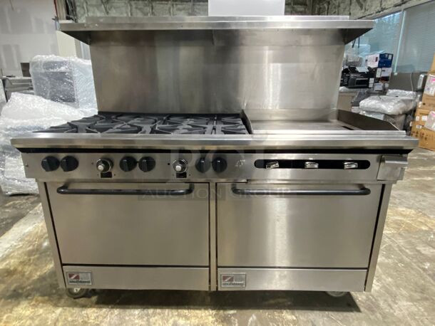 Southbend  Range w/ 24" Griddle, 2 Conv. Ovens & 6 Burners
 - Image 2 of 5