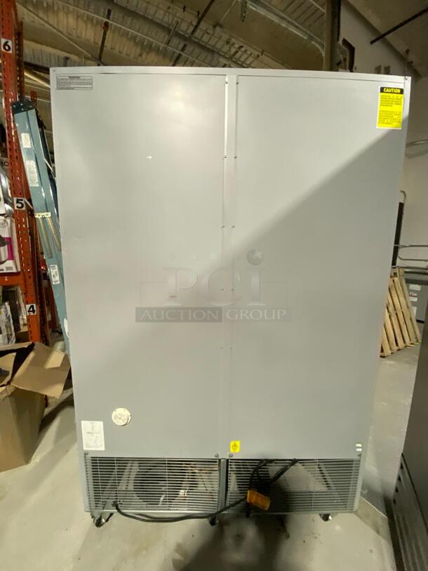 EF2A-FS, Freezer, Two Section Upright, Full Stainless Doors with Lock

 - Image 4 of 5
