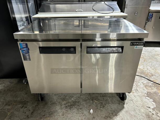 Dukers DUC48F 1/2 HP Two-Section Reach-In Undercounter Freezer - 110v/60/1-PH - Image 2 of 7