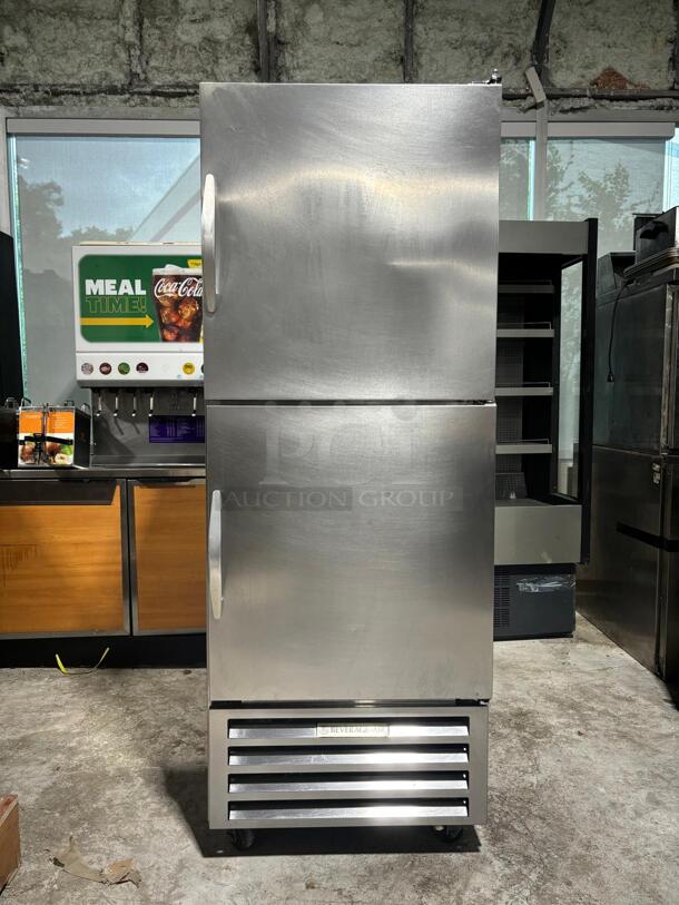 Beverage-Air RI18-HS-20 Reach-In Refrigerator Stainless Top & Bottom Half Doors
 - Image 6 of 6