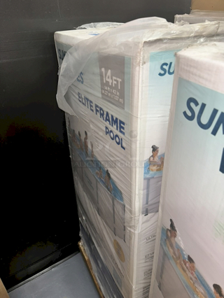DON'T MISS THIS!! Summer  Waves Elite Frame Pool - 14ft x 42" - Complete Pool Kit!! 