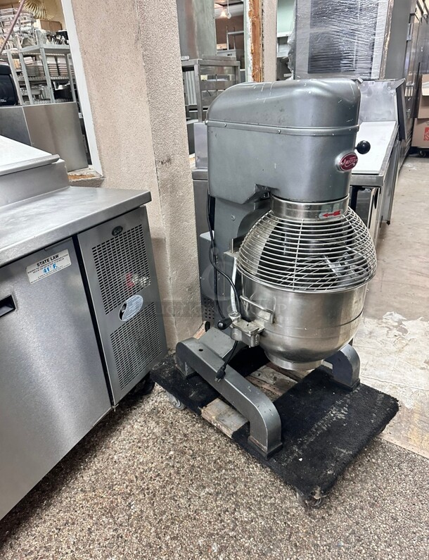 Avantco MX30 30 Qt. Planetary Floor Mixer with Guard & Standard Accessories - 120V, 1 3/4 hp Working - Image 3 of 7