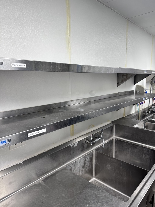 Commercial Stainless Steel 60 inch Shelf NSF