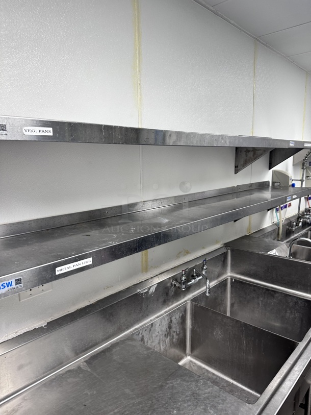 Commercial Stainless Steel 60 inch Shelf NSF - Image 1 of 3