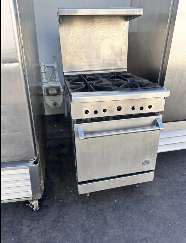 Fully Refurbished Imperial 24" 4 Burner With Oven Gas Stove Tested and Working - Image 4 of 7