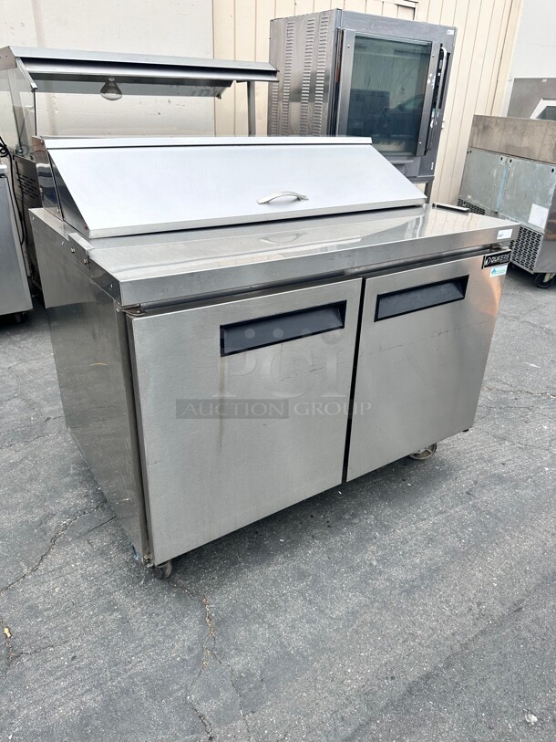 Dukers DSP48 48 inch Commercial Food Prep Table 115 Volt Working - Image 1 of 11