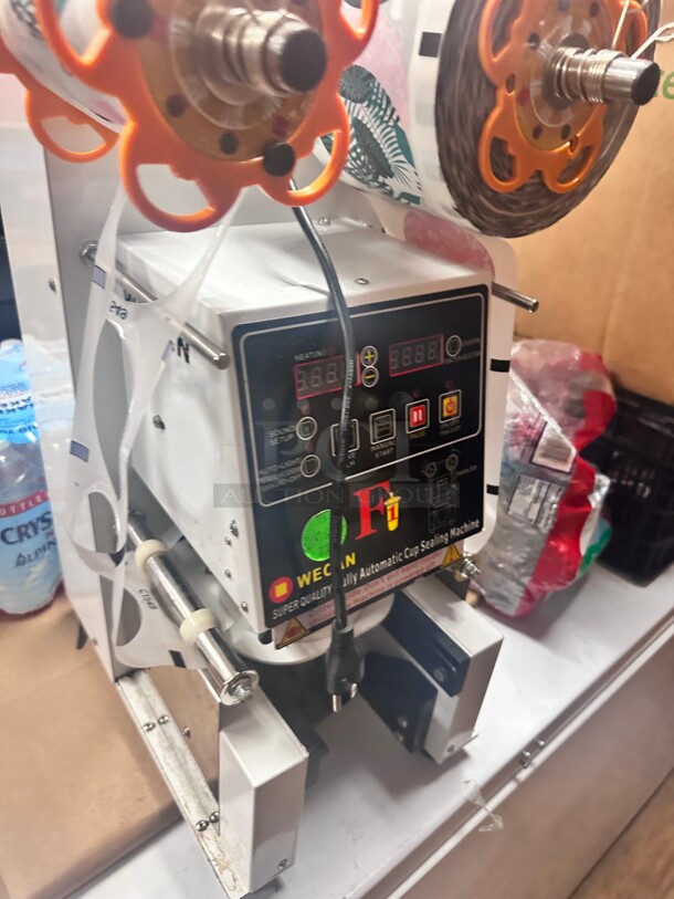 Commercial WantJoin Cup Sealing Machine Full Automatic Cup Sealer Machine 115 Volt - Image 4 of 6