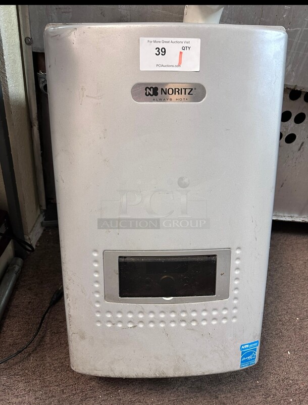 Certified Working Noritz 11.1 GPM 199900 BTU 120 Volt Commercial Natural Gas Condensing Tankless Water Heater NSF