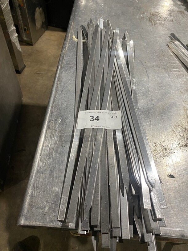 ALL ONE MONEY! Stainless Steel Skewers! - Image 1 of 4