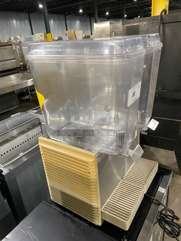 Crathco Commercial Countertop Dual Hopper Beverage Dispenser! With Poly Drip Tray! Clear Poly Jugs! Stainless Steel Body! Model: D254 SN: C000732 115V - Image 2 of 9