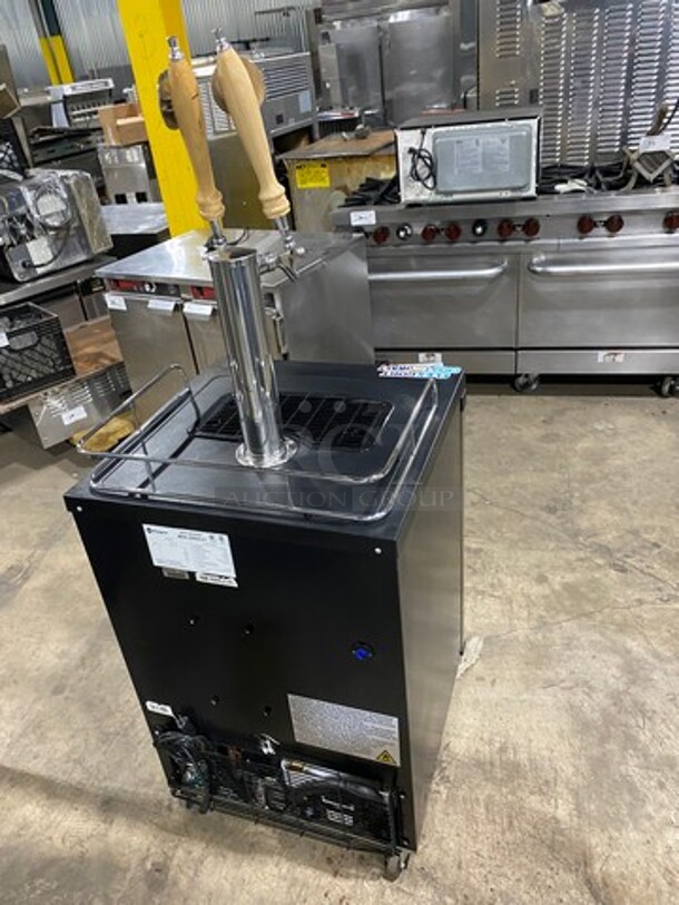 Kegco Commercial Refrigerated Dual Tap Kegerator! With Tower! With Single Door Storage Space Underneath! Model: MDK209SS01 115V 60HZ 1 Phase - Image 4 of 9