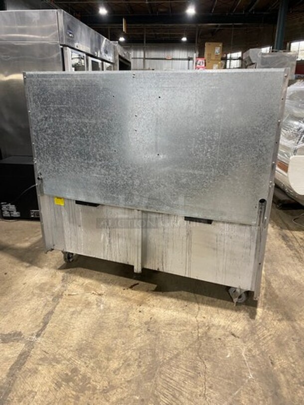 American Range Commercial Natural Gas Powered 10 Burner Stove! With Raised Back Splash! With 2 Full Size Oven Underneath! Metal Oven Racks! All Stainless Steel! On Casters! - Image 3 of 10