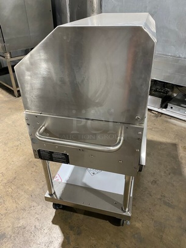 NEW! Sierra LP Powered Outdoor Grill! With Hinged Lid! Open Storage Space Underneath! Solid Stainless Steel! On Casters! Model: SRBQ30 SN: 200802934 - Image 2 of 9