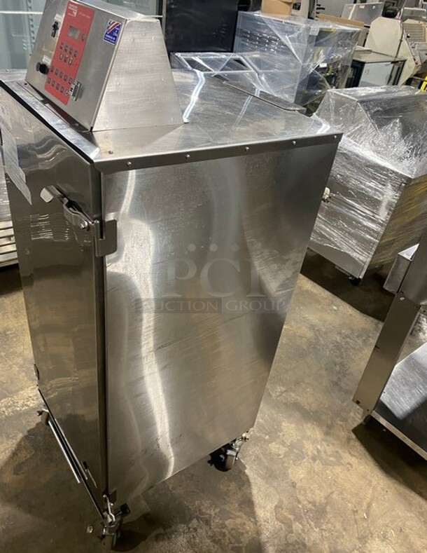 Late Model CookShack Floor Model Full Size Electric Powered Smart Smoker! With IQ5 Digital Control System! Working When Removed!  Model SM260 SN: 4259  - Image 2 of 8