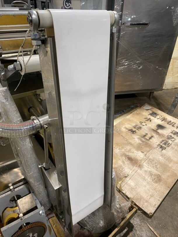 WOW! BRAND NEW! IN THE CRATE! Commercial Floor Style Imitation Handmade Dumpling Machine! All Stainless Steel! - Image 5 of 10
