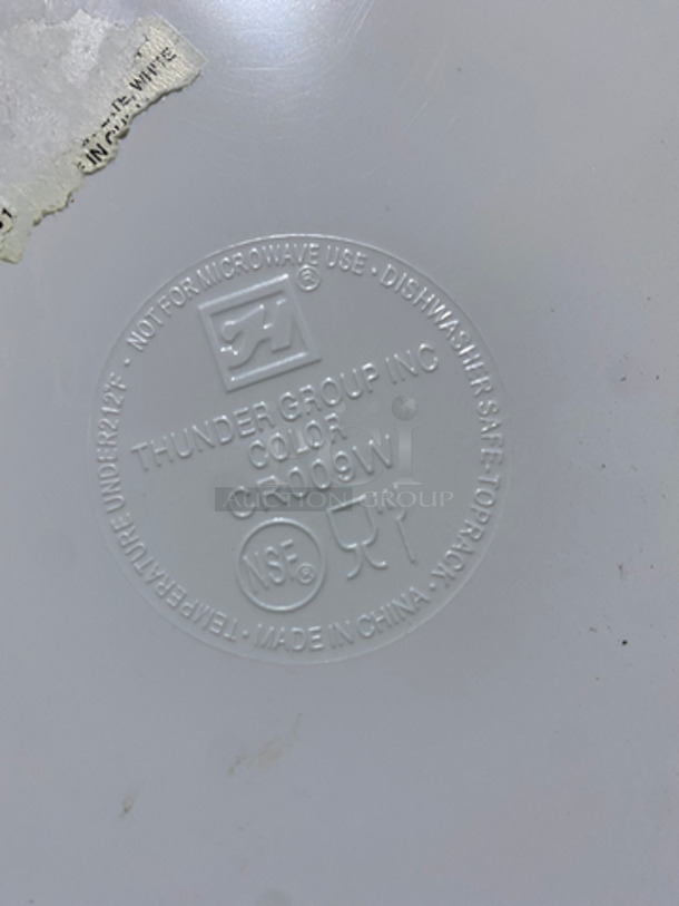 Thunder Group White Round Serving Plates! 12x Your Bid! - Image 4 of 5
