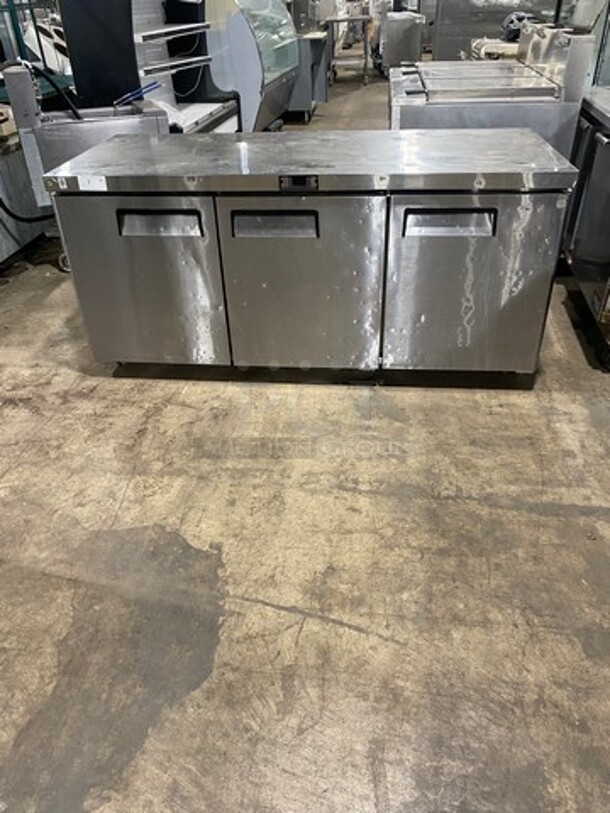 LATE MODEL! 2018 Atosa Commercial 3 Door Lowboy/Worktop Cooler! All Stainless Steel! Model: MGF8404GR SN: MGF8404GRAUS100318112000C40005 115V 60HZ 1 Phase - Image 1 of 8